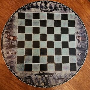 African Designed 12" Chess Board